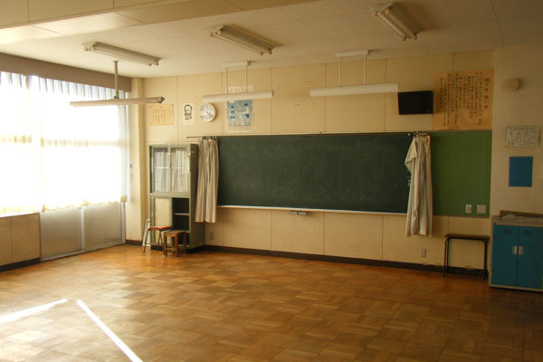 茨城県 旧八代小学校、教室